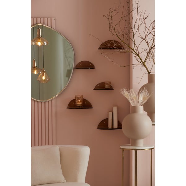 Рафт от кафяво стъкло Joshua - Light & Living-image-1