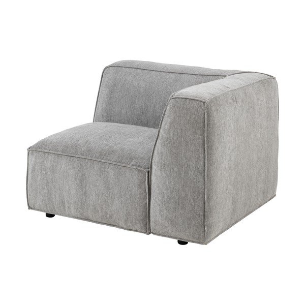 Светлосив краен модул на дивана, десен ъгъл Fairfield - Bonami Selection-image-3