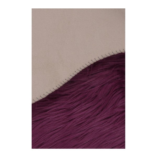 Лилав килим от изкуствена кожа Pelus Purple, 150 x 200 cm - Unknown-image-1
