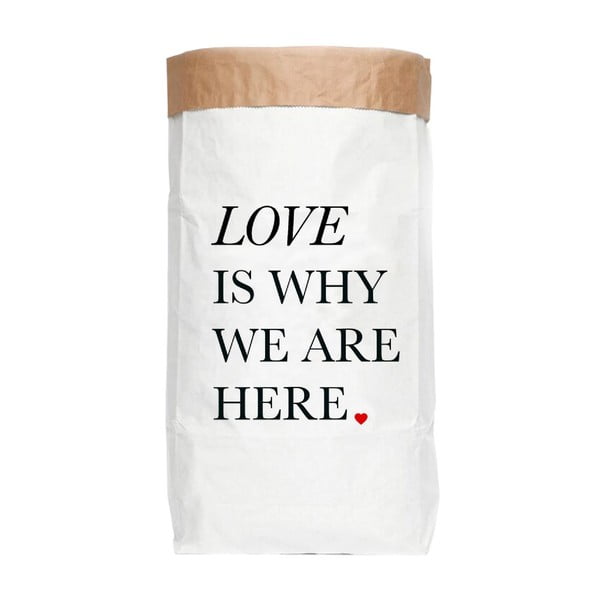Чанта за съхранение, изработена от рециклирана хартия Ordenacion Love Love is Why - Really Nice Things
