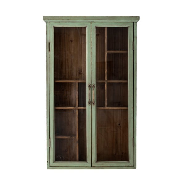 Зелена витрина от масивна ела 13,5x80 cm Hazem – Bloomingville