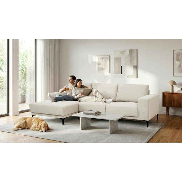 Бежов ъглов диван (ляв ъгъл) Chile – Scandic-image-1