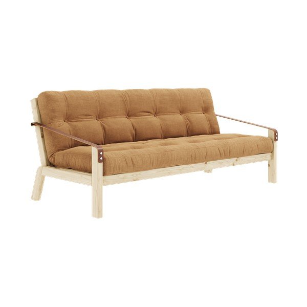 Кафяв разтегателен диван 204 cm Poetry - Karup Design-image-2