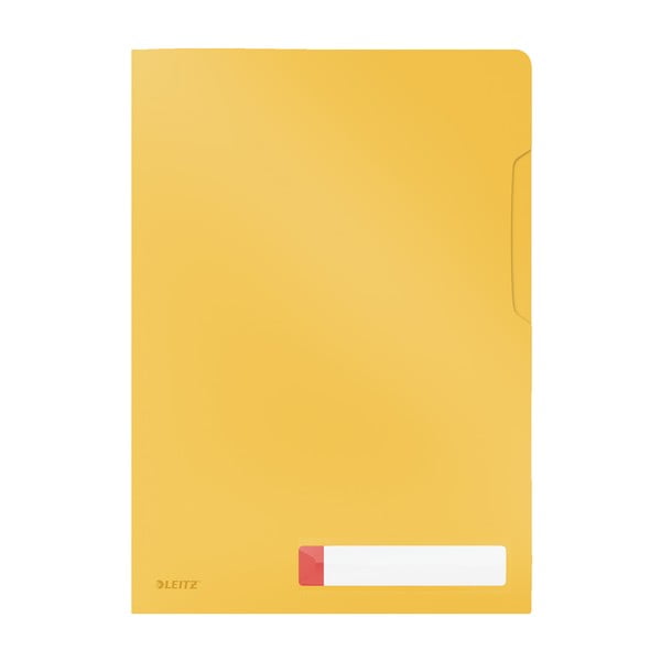 Жълти непрозрачни офис папки , A4 Cosy - Leitz