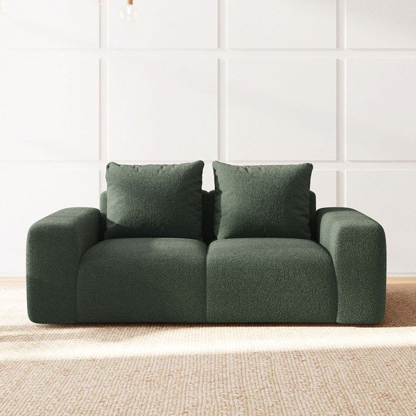 Зелен диван от букле 212 cm Monce – Rodier-image-3