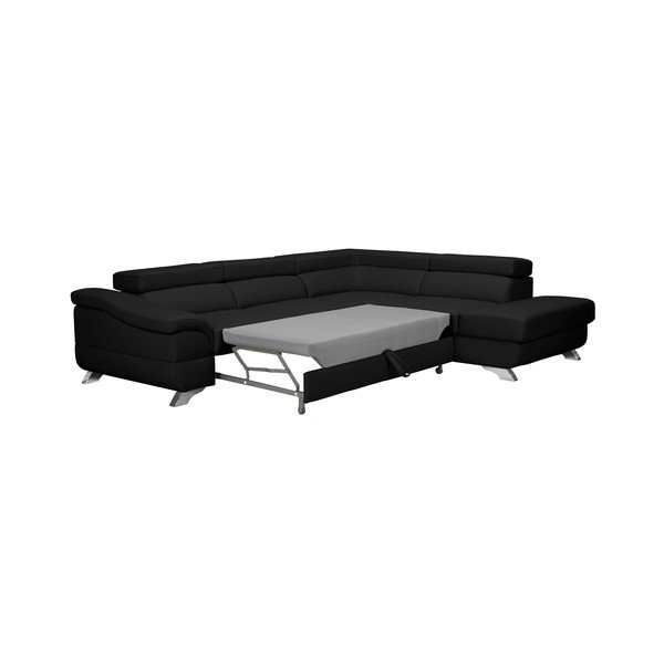 Rozkládací rohová pohovka s úložným prostorem Windsor & Co Sofas Gamma, pravý roh-image-3