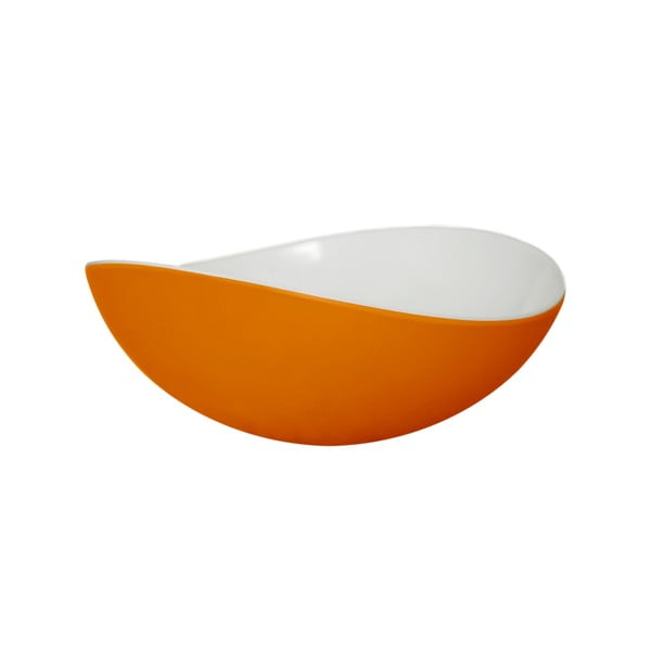Oranžová miska Entity, 16.5 cm