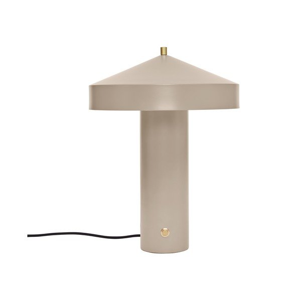 Кафяво-сива метална настолна лампа (височина 41 cm) Hatto – OYOY Living Design