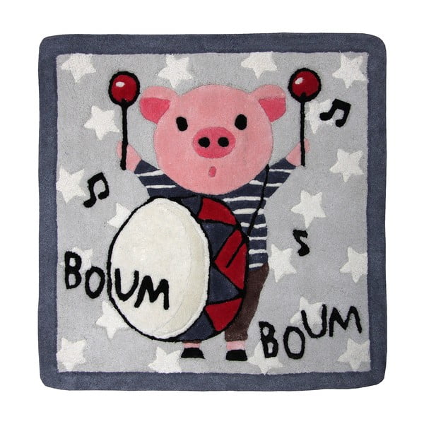 Dětský koberec Boum Boum, 70x70 cm