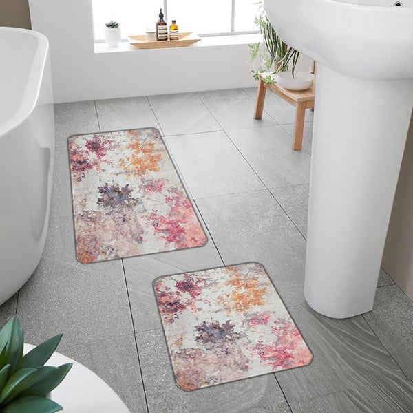 Розово-лилави изтривалки за баня в комплект от 2 броя 60x100 cm - Mila Home-image-4