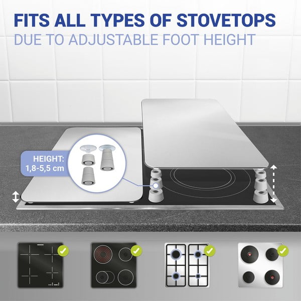 Комплект от 2 стъклени аспиратора Universal Silver - Wenko-image-4