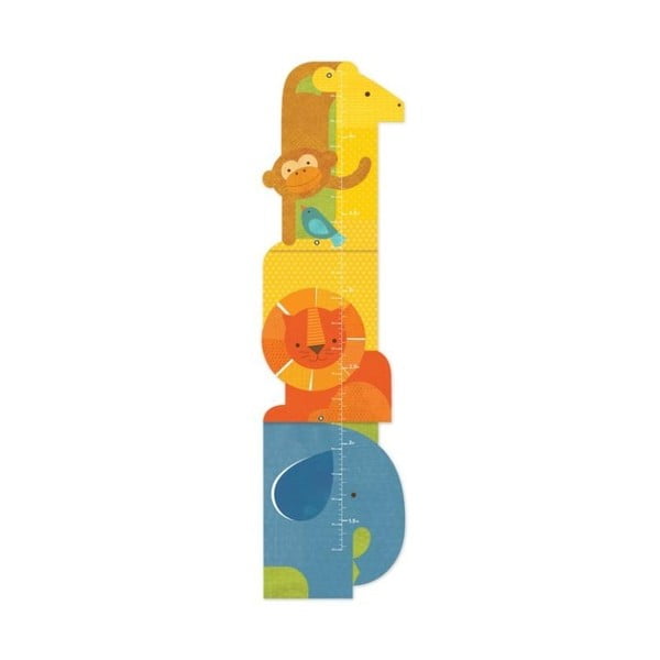 Детски стенни измервателни уреди Animal Tower - Petit collage