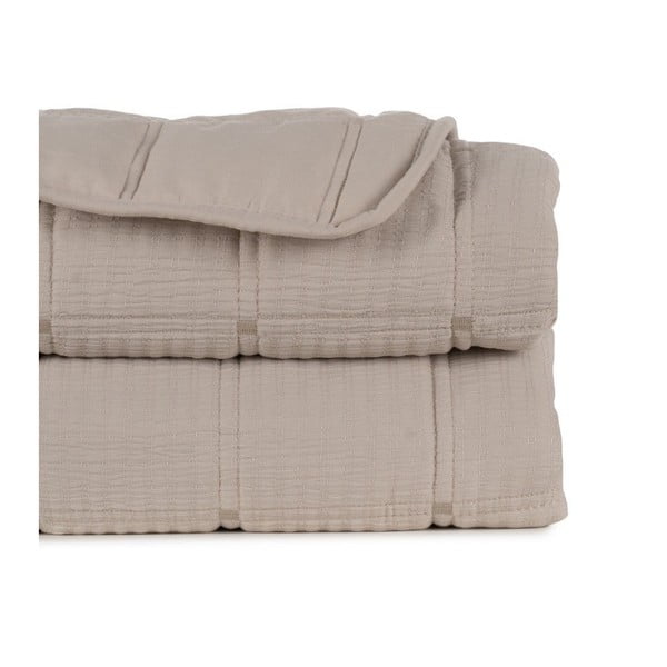 Бежово капитонирано покривало за легло 180x260 cm – Ixia