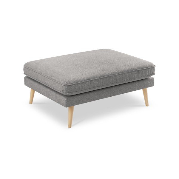Сива табуретка за крака Lento - Kooko Home-image-2