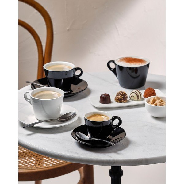 Бяла порцеланова чаша за капучино 160 ml Barista – BonBistro-image-1