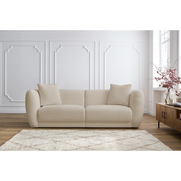 Бежов диван 230 cm Bourbon - Bobochic Paris-image-1