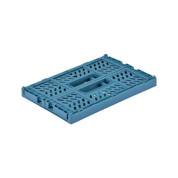 Синя пластмасова кутия за съхранение 21x14.5x8 cm – Homéa-image-2