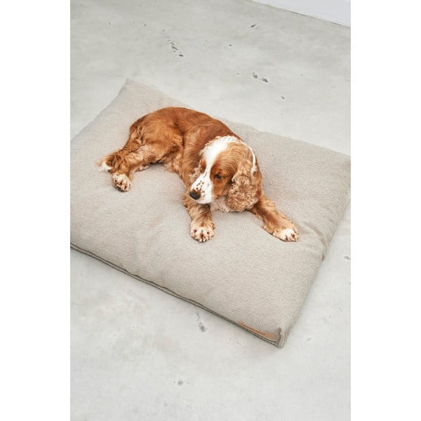 Светлокафяв матрак за куче от букле 120x90 cm Mondo Cappuccino L – MiaCara-image-4
