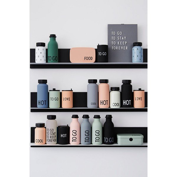 Зелена бутилка за вода , 500 ml To Go - Design Letters-image-1
