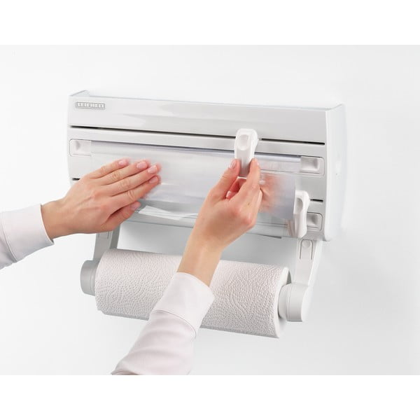 Пластмасов държач за кухненски кърпи, монтиран на стената PARAT F2 - LEIFHEIT-image-2