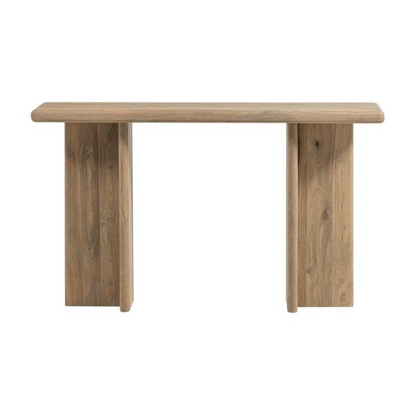 Конзолна маса от масивно манго в светло естествен цвят 40x80 cm Ato – WOOOD