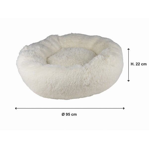 Кремаво легло за куче ø 95 cm – Love Story-image-4