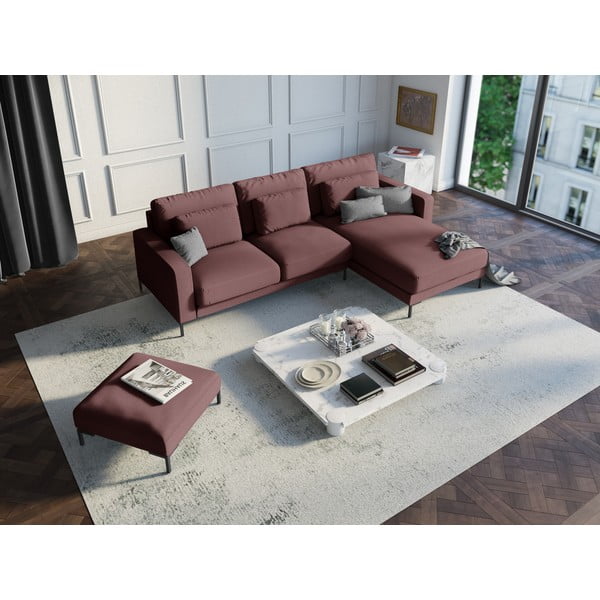 Розов ъглов диван , десен ъгъл Seine - Interieurs 86-image-1