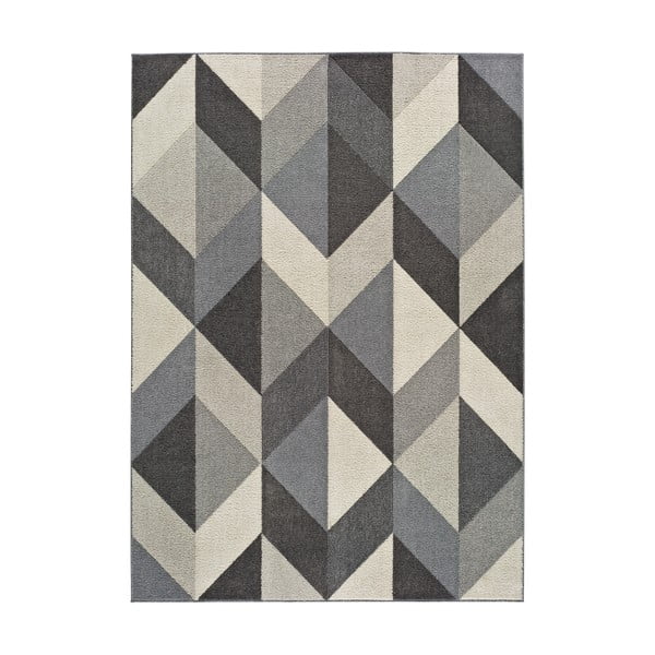 Šedý koberec Universal Kerala Gerro Grey, 80 x 150 cm