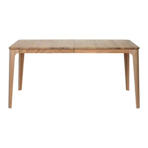 Разтегателна маса за хранене от бял дъб , 160 x 90 cm Amalfi - Unique Furniture