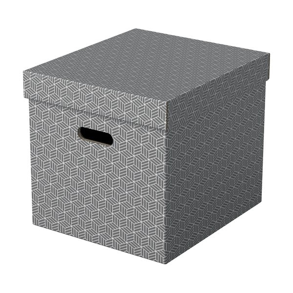 Комплект от 3 сиви кутии за съхранение , 32 x 36,5 cm - Esselte Home