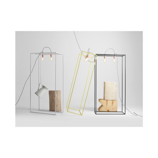 Černá stojací lampa Custom Form Metric, šířka 70 cm-image-2