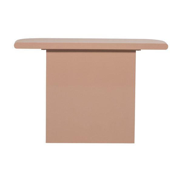 Светлорозова гланцова конзолна маса 30x120 cm Nocta – WOOOD-image-2