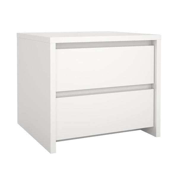 Бяло нощно шкафче Next – Tvilum
