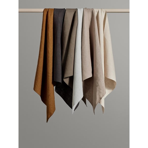 Бежова ленена салфетка , 42 x 42 cm - Blomus-image-3