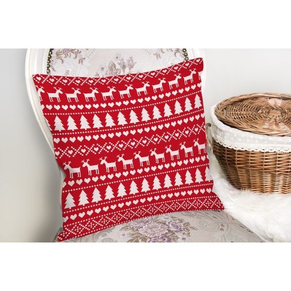 Калъфка за възглавница с коледен мотив 43x43 cm Merry Christmas – Mila Home-image-1