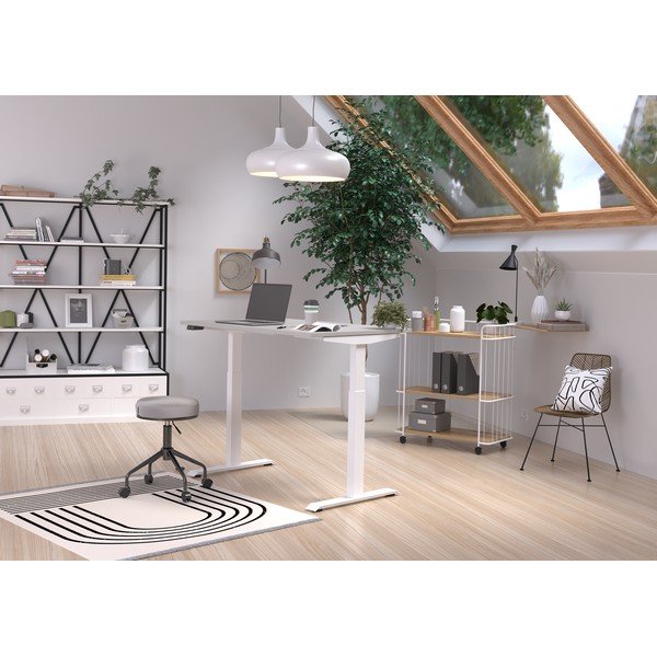 Работна маса с електрическо регулиране на височината 80x120 cm Jet – Germania-image-1