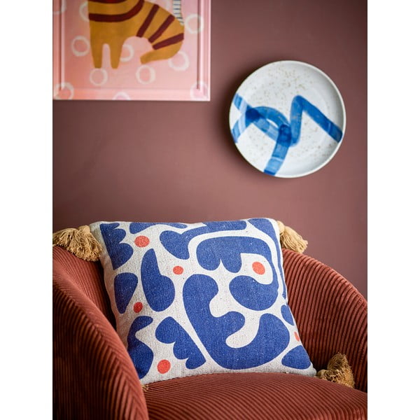 Декоративна възглавница от рециклиран памук 45x45 cm Eviaya – Bloomingville-image-1