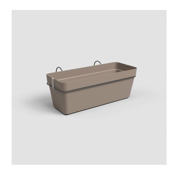 Висяща самонапоителна саксия от рециклирана пластмаса 50 cm Capri – Artevasi-image-1