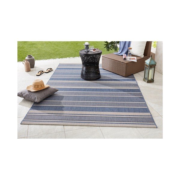 Син килим за открито , 160 x 230 cm Strap - NORTHRUGS-image-2