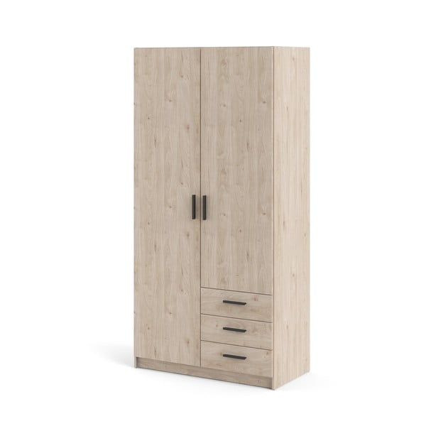 Гардероб от декор от дъб  естествен 99x200 cm Sprint – Tvilum-image-4