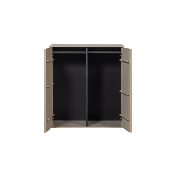 Кремав модулен шкаф от борова дървесина 100x110 cm Daily - vtwonen-image-3