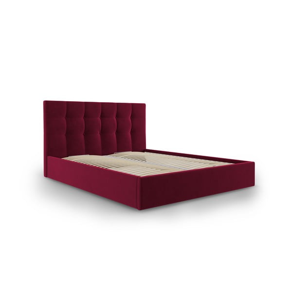 Виненочервено кадифе двойно легло , 180 x 200 cm Nerin - Mazzini Beds