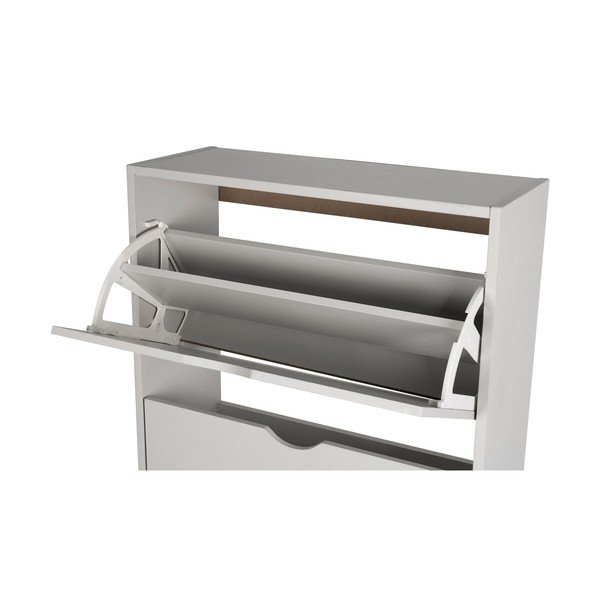 Сива накланяща се стойка за обувки 60x157x24 cm Stelo – Bonami Essentials-image-4