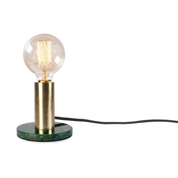 Zelená nízká stolní lampa HF Living Chandelier