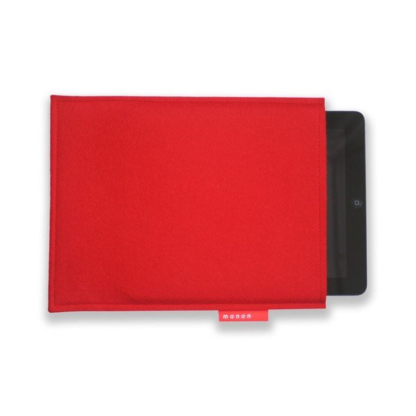 Plstěný obal na iPad Basic 2/3/4, red