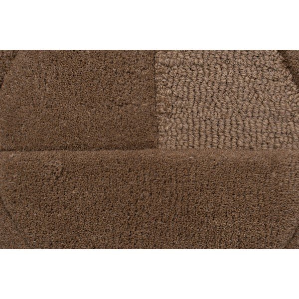 Кафяв вълнен килим Gigi, 120 x 170 cm - Flair Rugs-image-1
