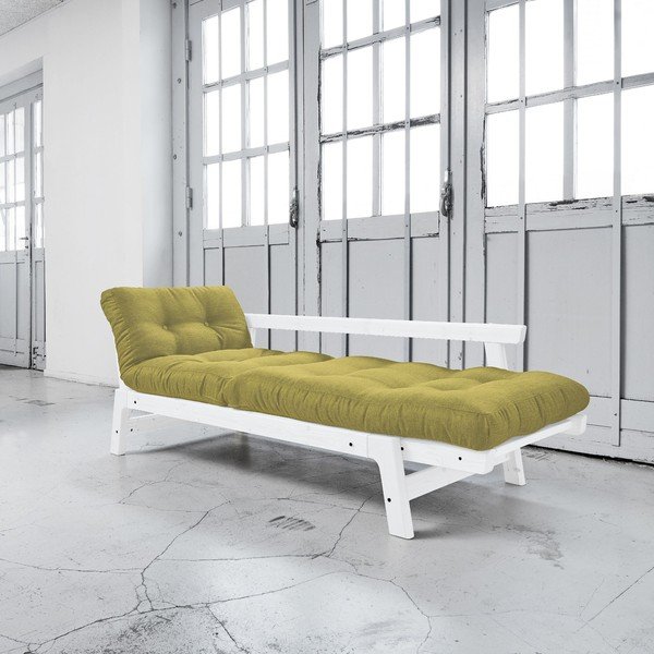 Rozkládací pohovka Karup Step White/Avocado Green-image-3