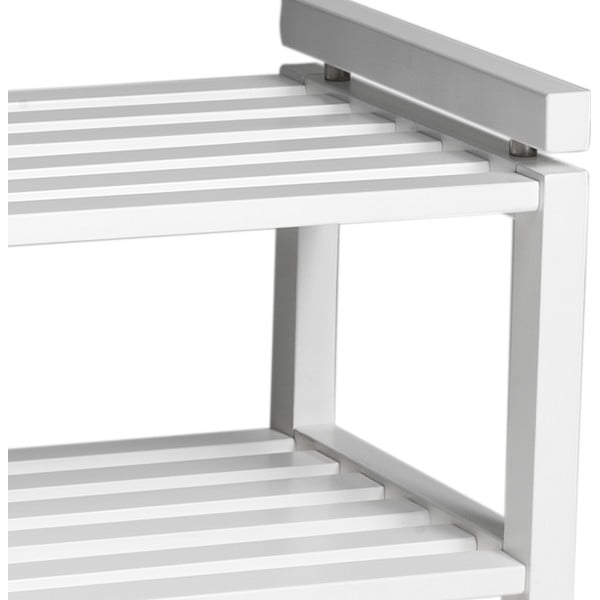 Бяла стойка за обувки от масивна бреза Confetti – Rowico-image-3