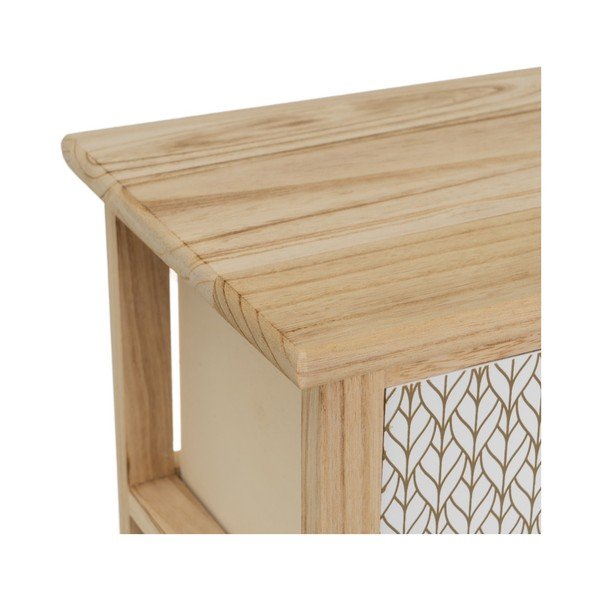 Висок скрин с чекмеджета в естествен цвят 34x78 cm – Casa Selección-image-2