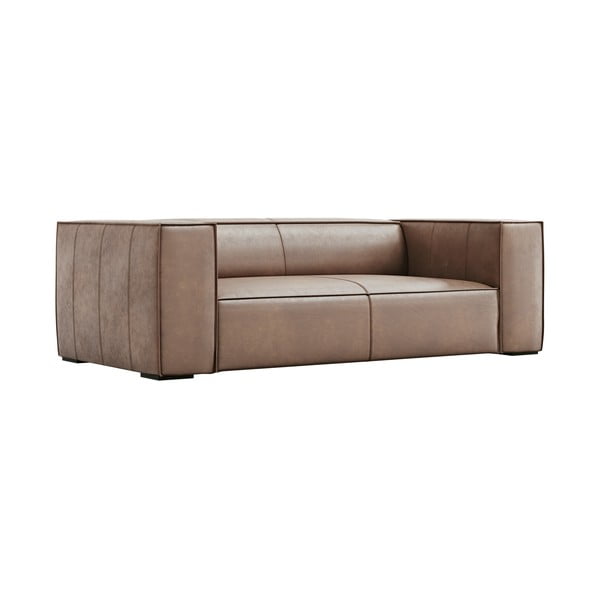 Светлокафяв кожен диван 212 cm Madame - Windsor & Co Sofas-image-2